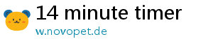 14 minute timer